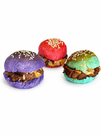 mini burger colorés pack festif